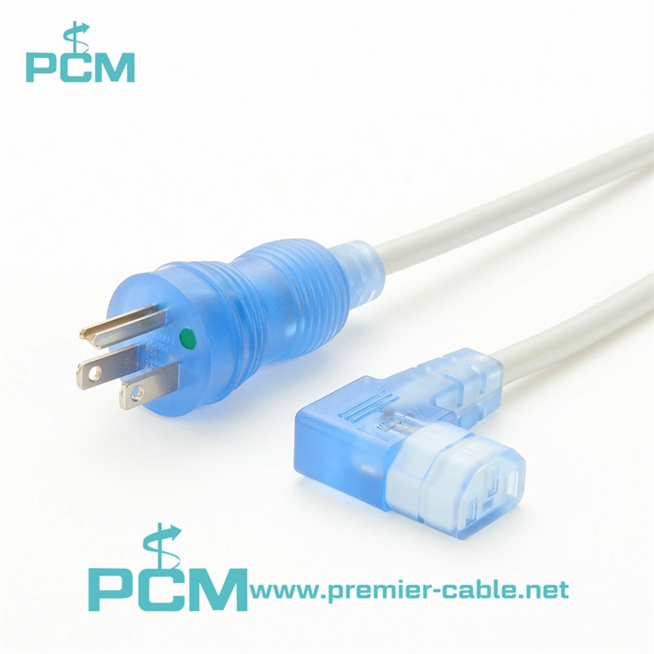 Hospital Grade Medical Power Cable 5-15 to C13