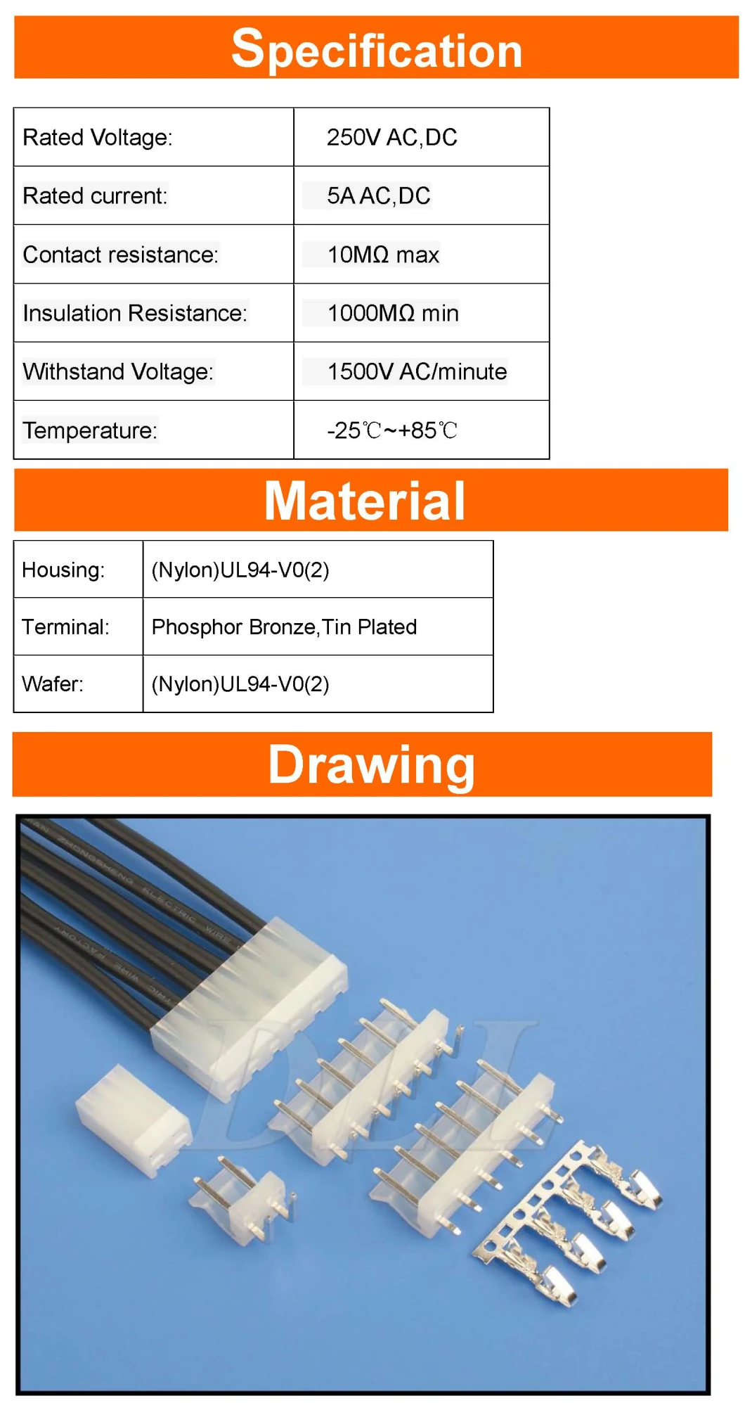 1mm-10mm Pitch Wire to Board Wire to Wire Connectors