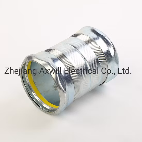 EMT Compression Connector UL Listed Electro Galvanized Steel