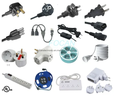 AC Power Cord Extension Cable Power Strip Cable Reel