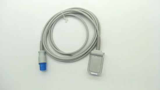 Medical Selling Reusable SpO2 Sensor Probes Extension Cable Compatible with Philips 8pin