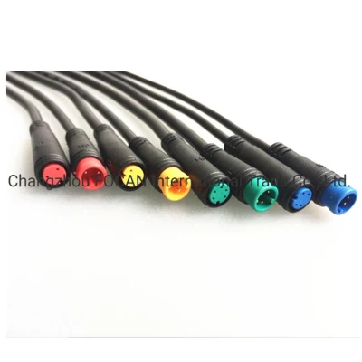 Julet 2/3/4/5/6/7pin Waterproof Cable Connector for Ebrake Display Wire Ebike Electric Cables